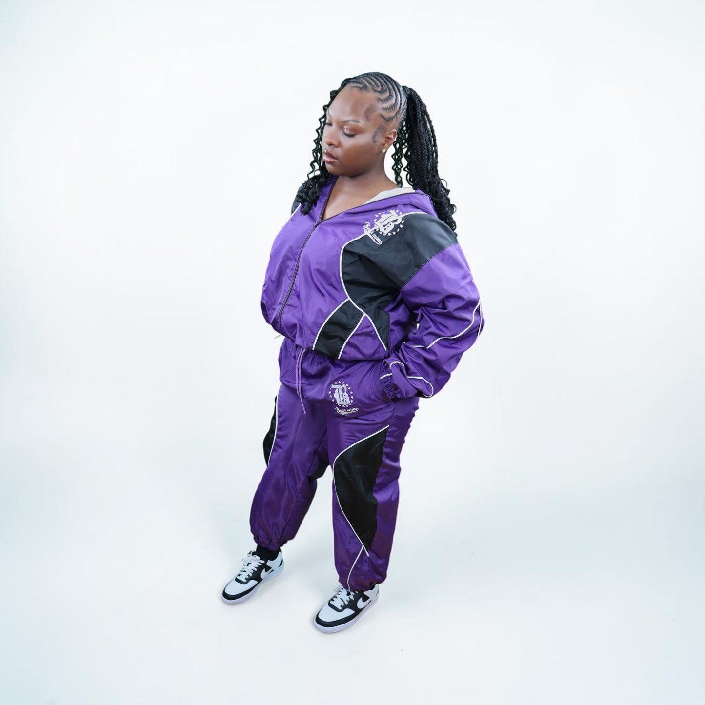 Purple Windbreaker