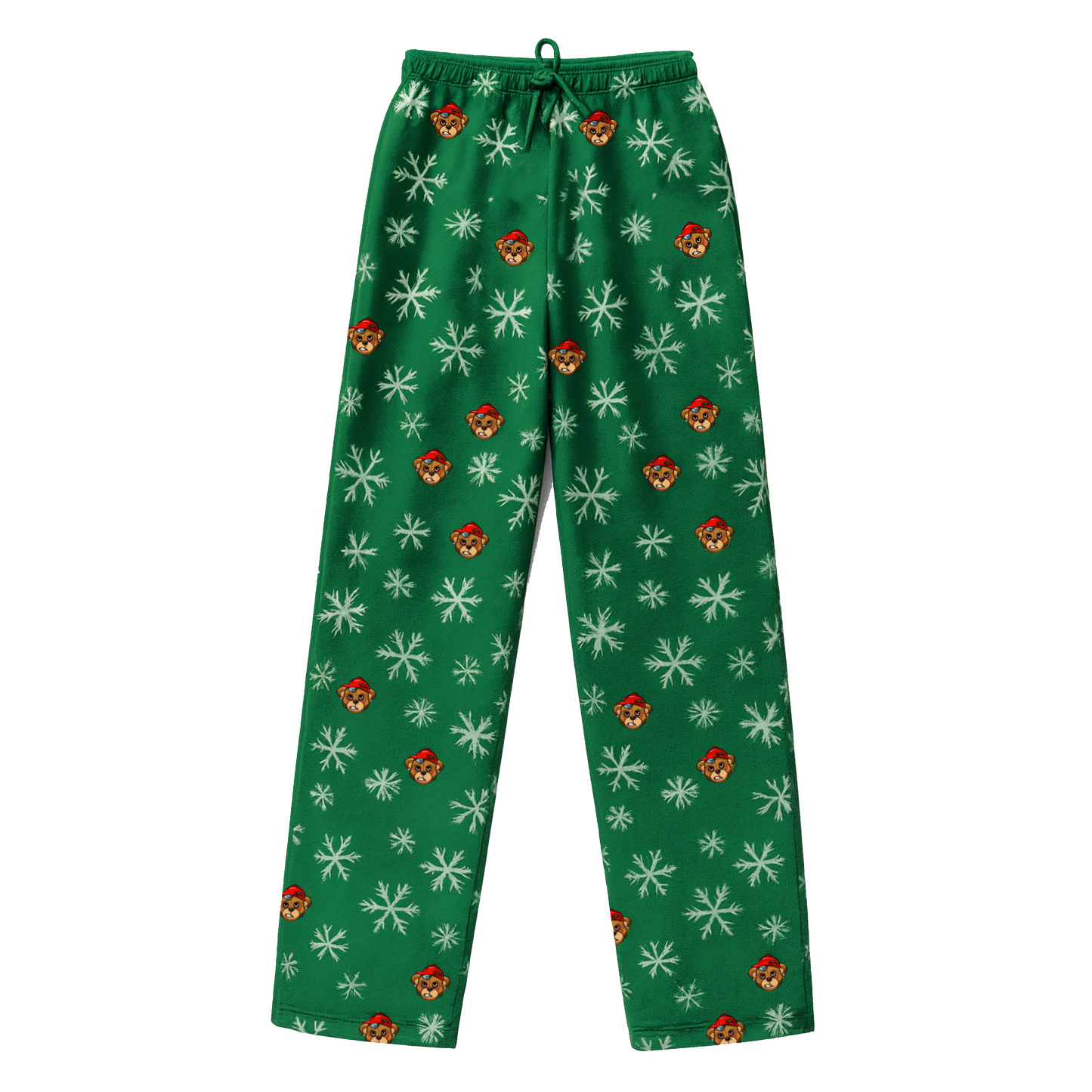 White & Green Pajama Set