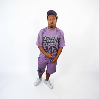 Purple Short Set