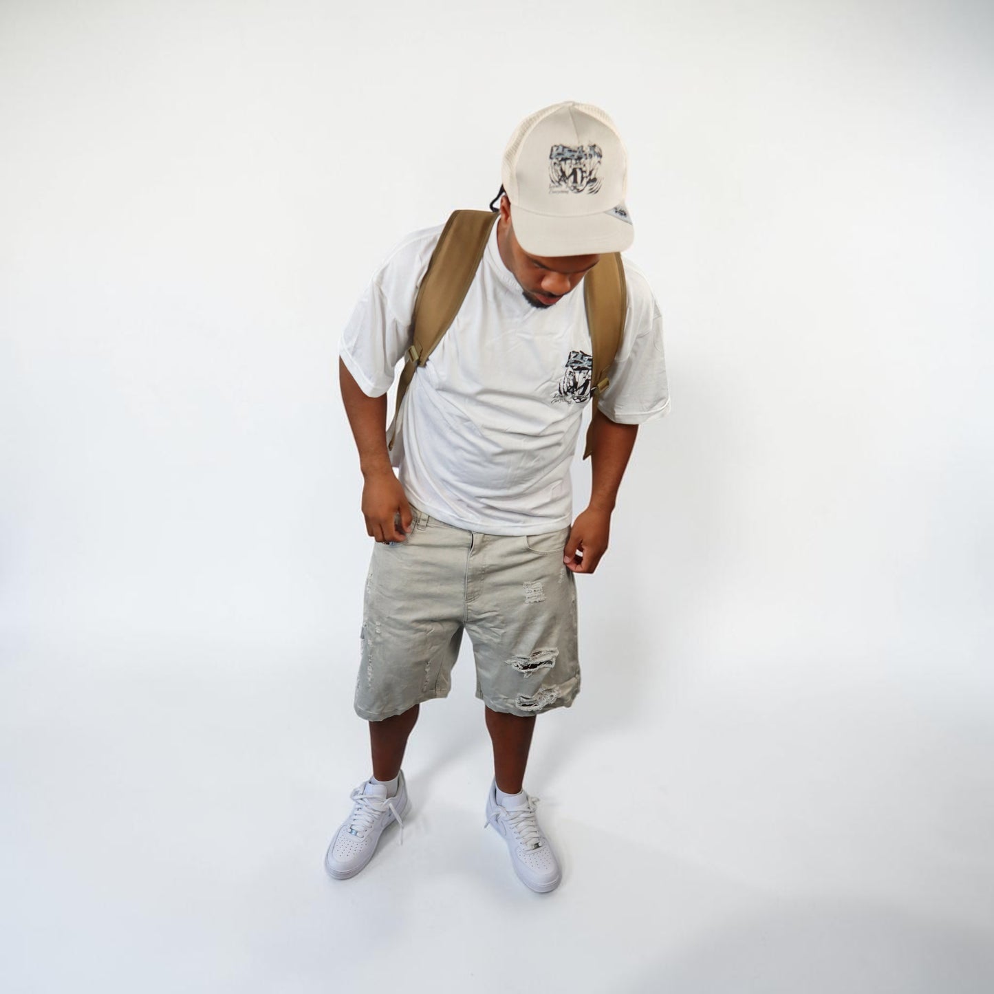 Men’s Denim Short Set