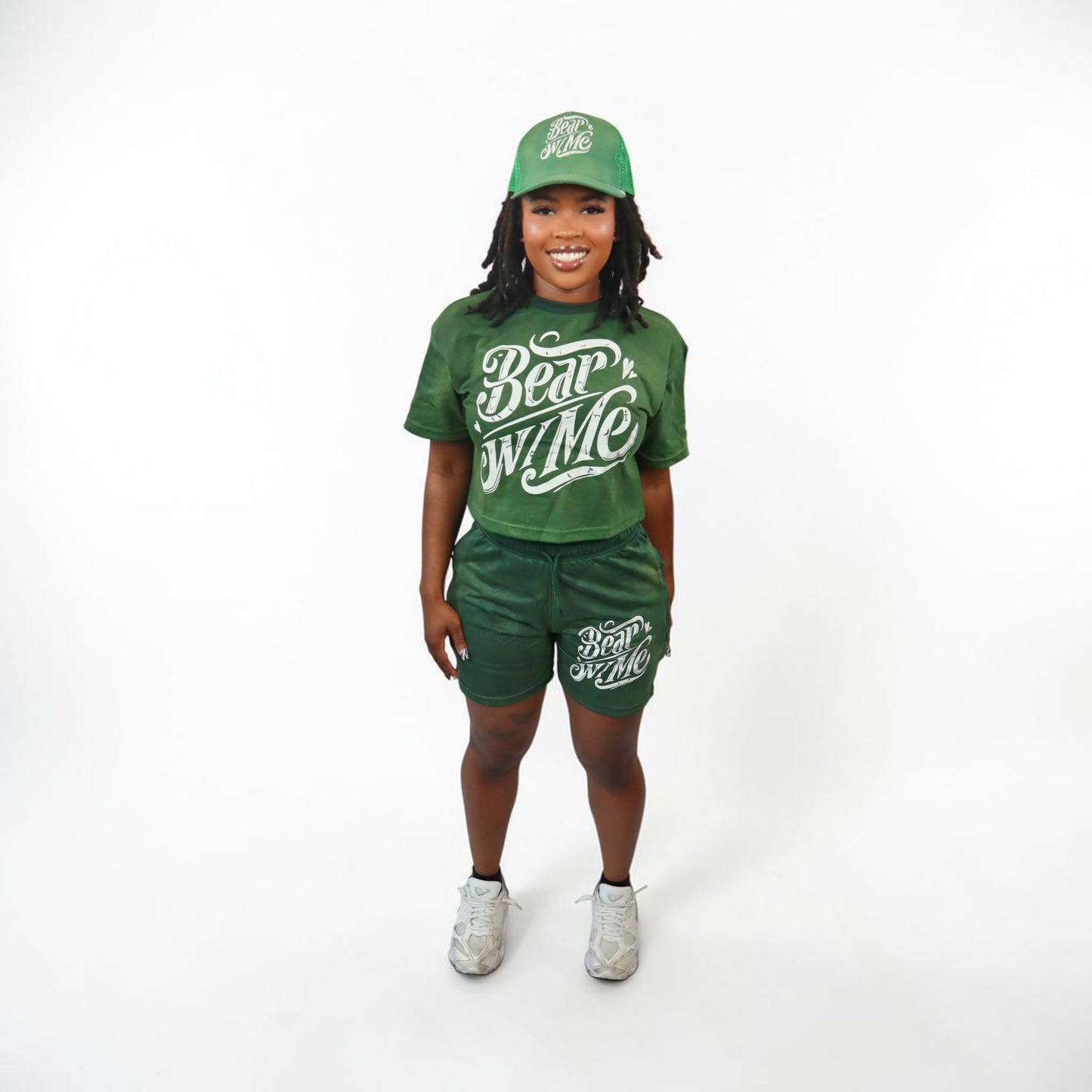 Forest Green Short Set