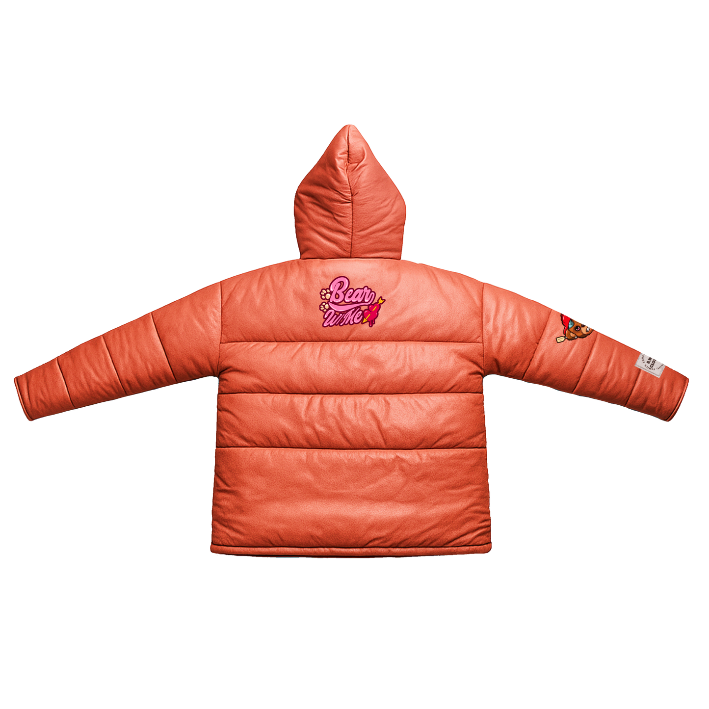 Orange Puffer Jacket