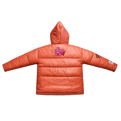 Orange Puffer Jacket