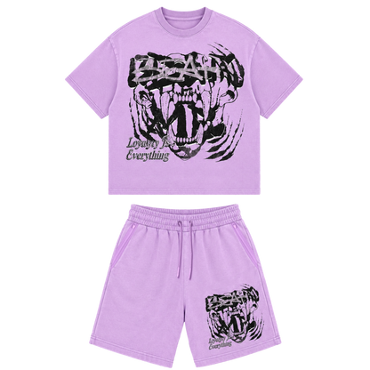 Purple Short Set