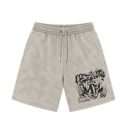Stone Wash Short Set