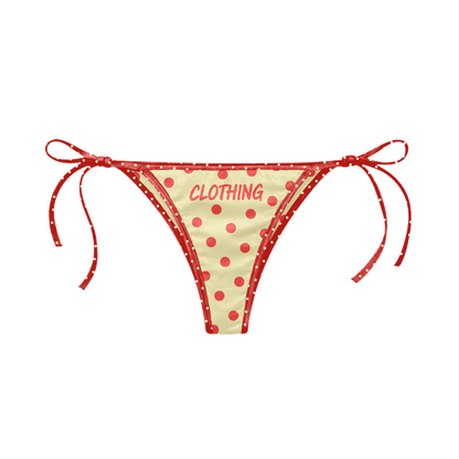 Red Polka Dot Bikini Set