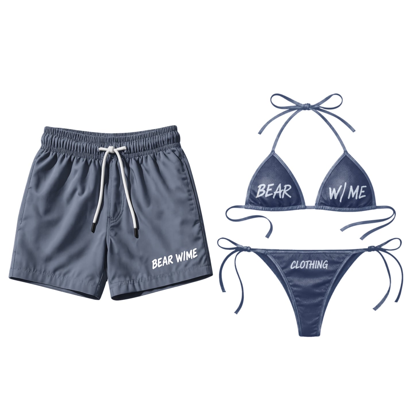Grey Bikini Set
