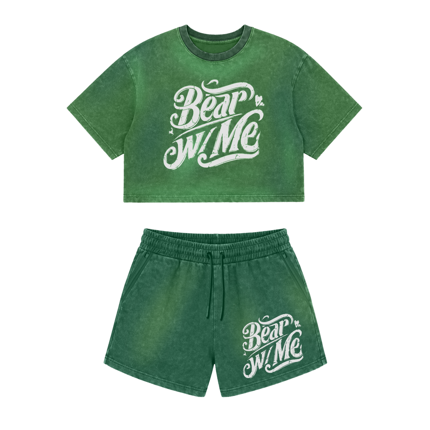 Forest Green Short Set