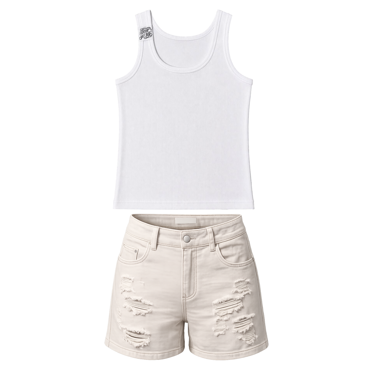 Women’s Denim Short Set