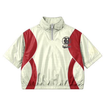 Cream Windbreaker Set