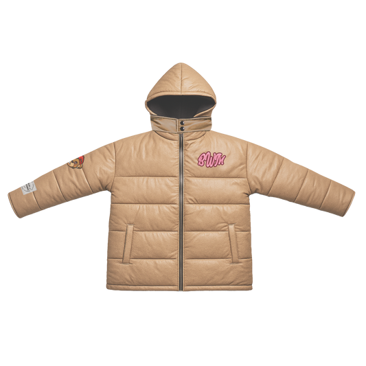 Beige Puffer Jacket
