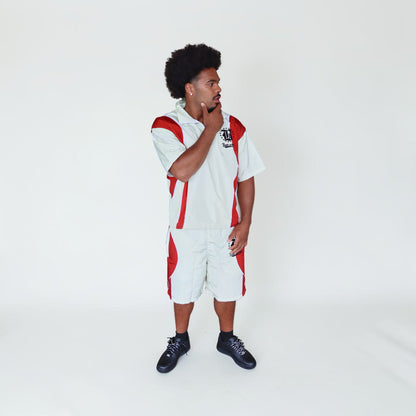 Cream Windbreaker Set