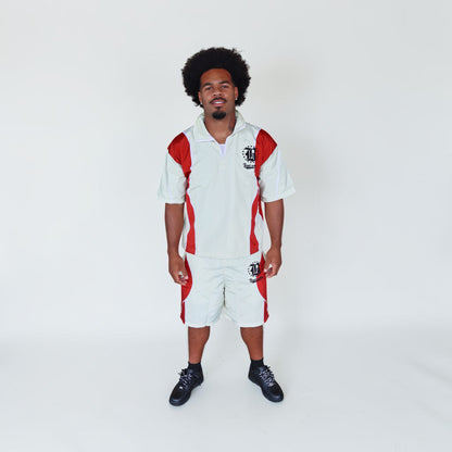 Cream Windbreaker Set