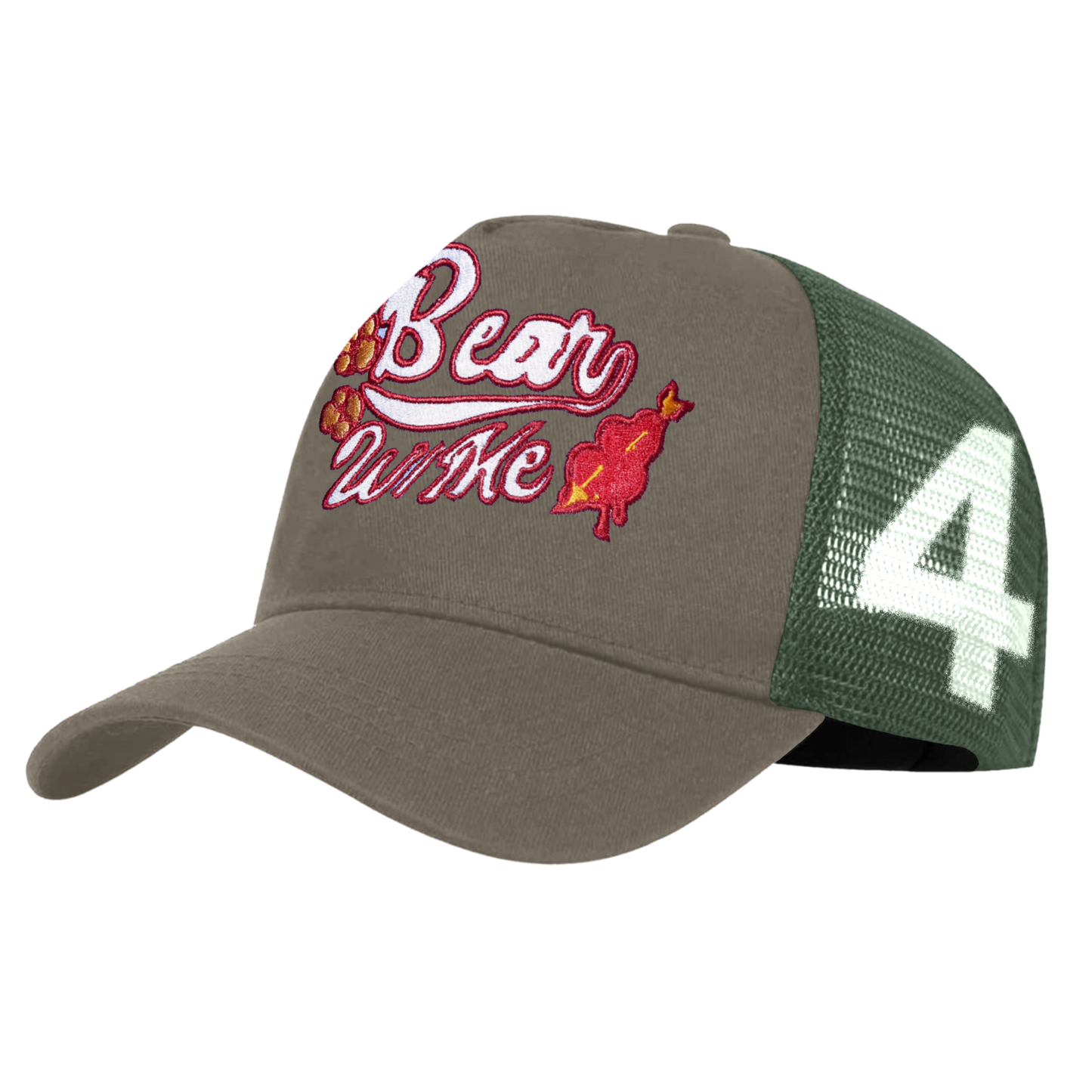 Women’s Olive Green Trucker