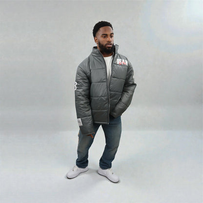 Grey Puffer Jacket