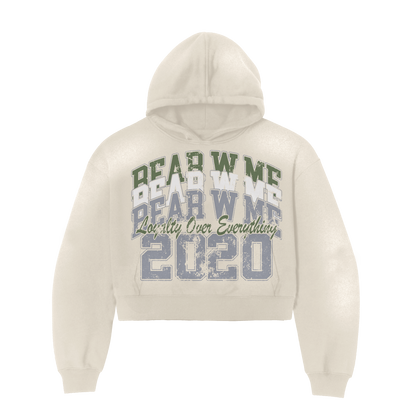 Cropped Cream Sweatsuit