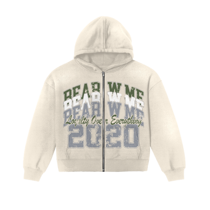 Cropped Cream Sweatsuit