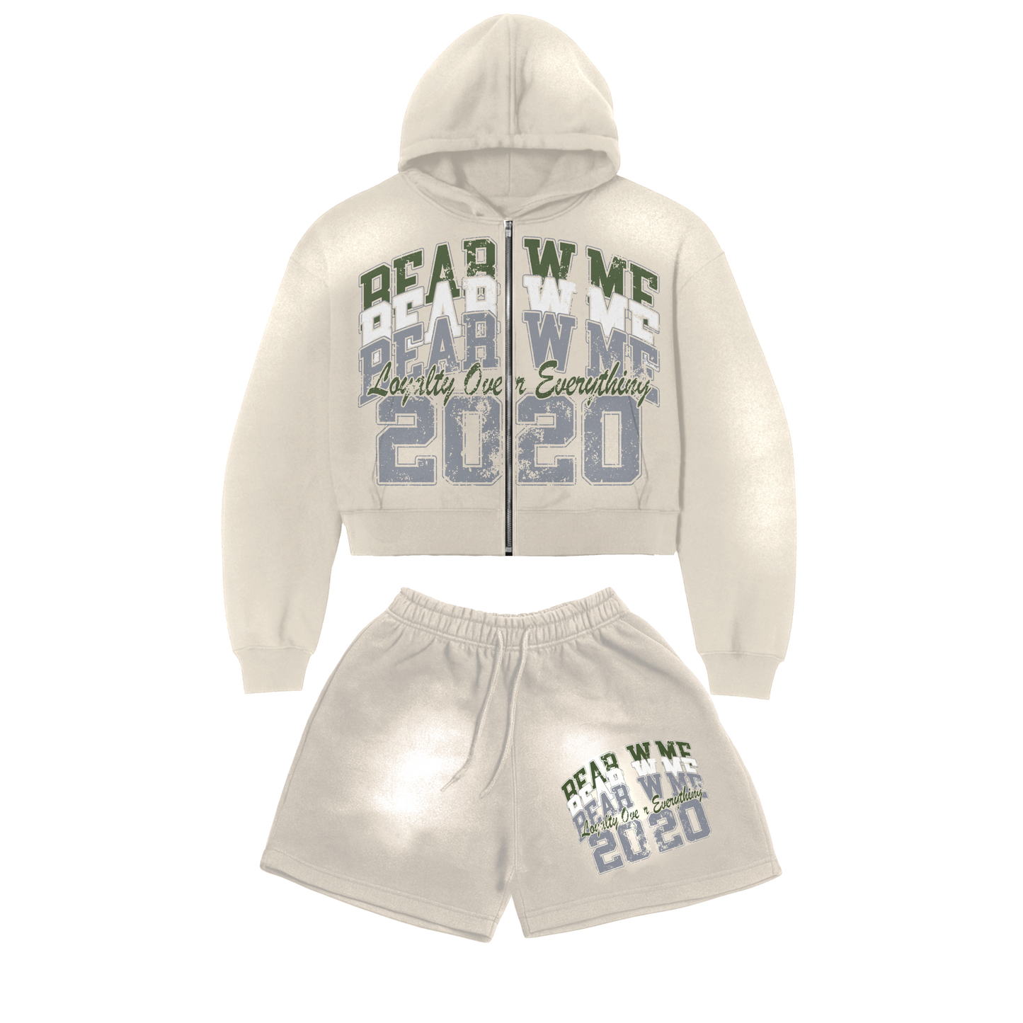 Cream Short Set