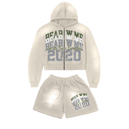 Cream Short Set