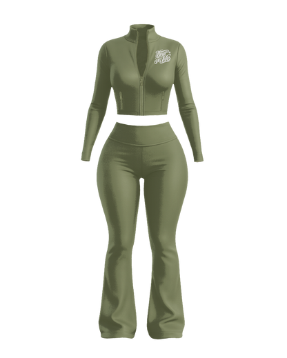 Green Spandex Set