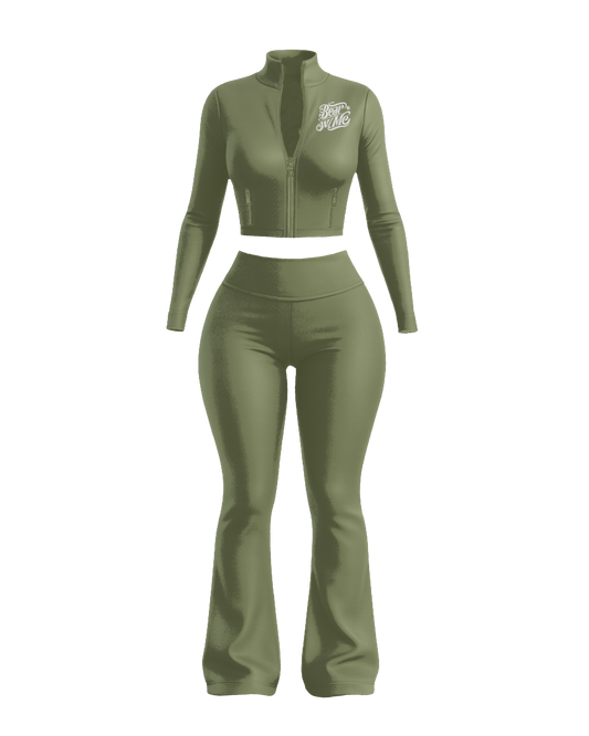 Green Spandex Set