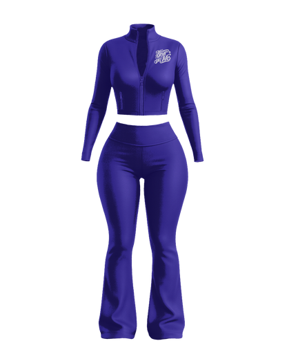 Purple Spandex Set