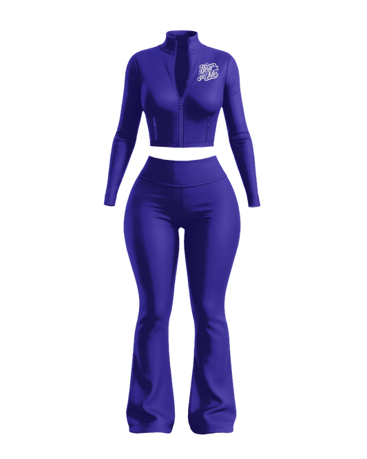 Purple Spandex Set
