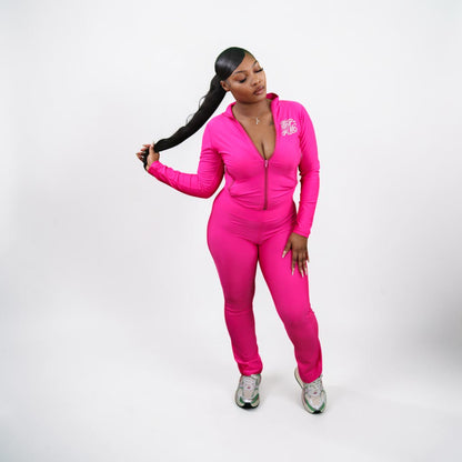 Pink Spandex Set