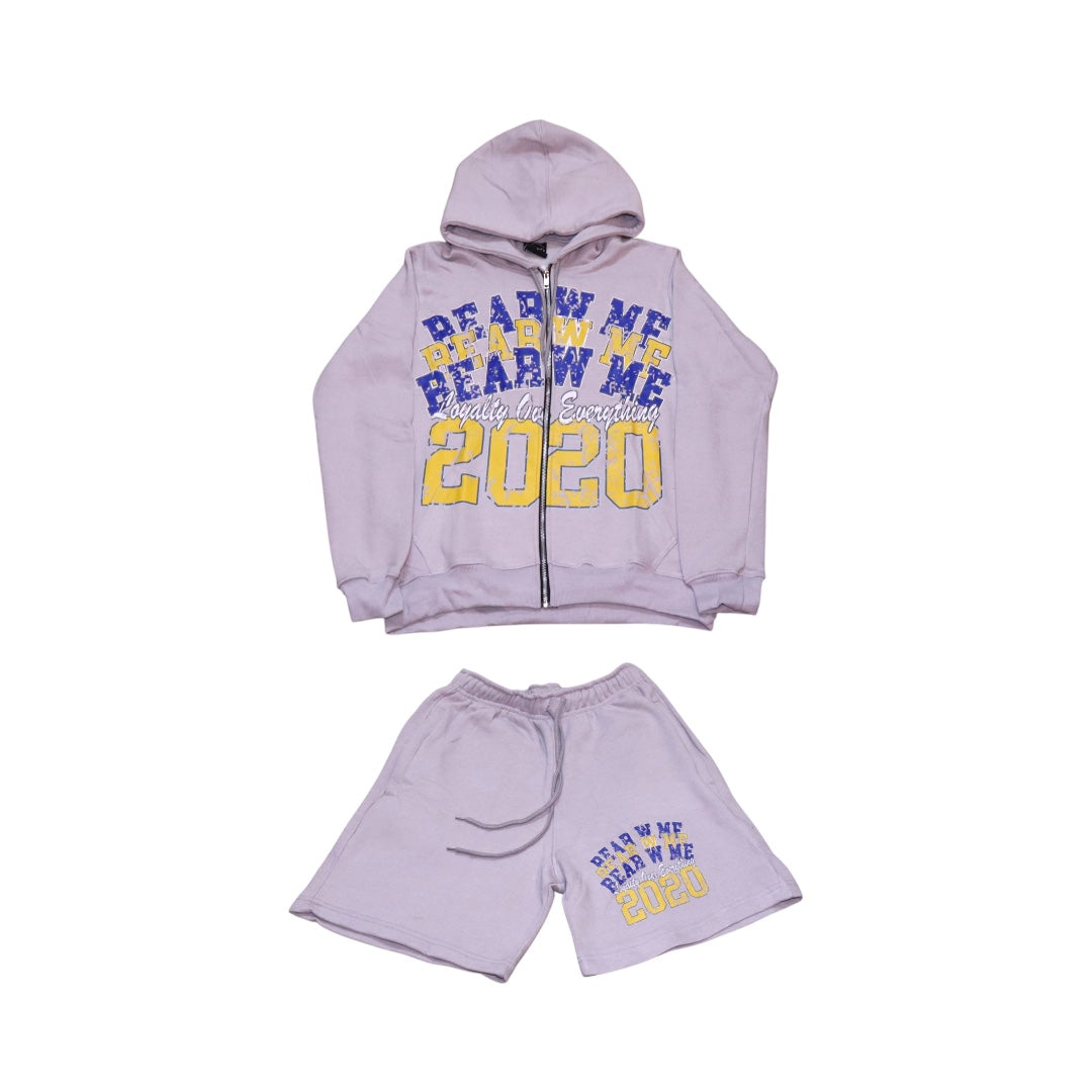 Gray Short Set